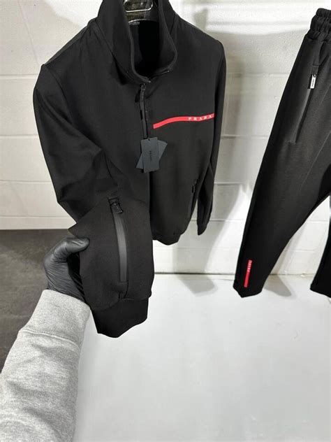 men clothing online prada|Prada tracksuit men.